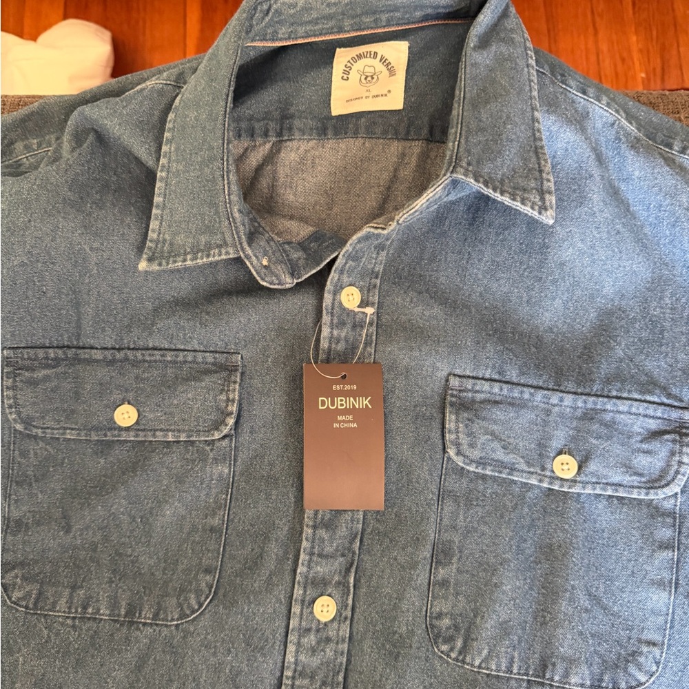 Dubinik Blue Denim Shirt